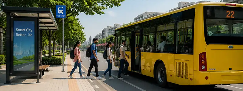 Wadhwa Project Vashi Bus Stop